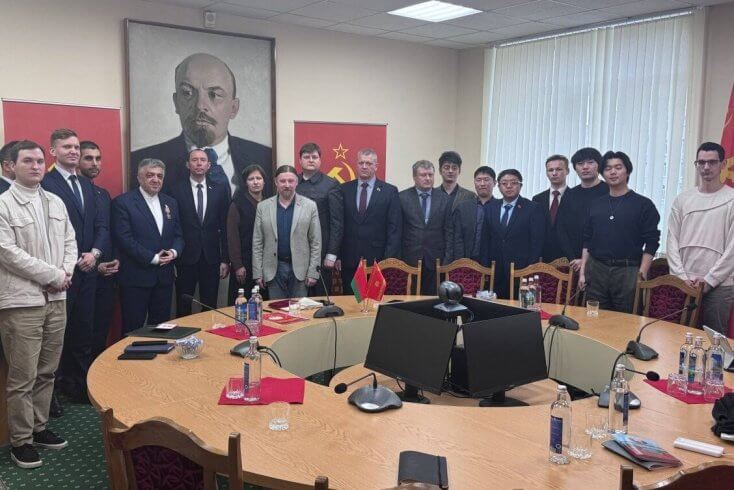 Праўладная Кампартыя правяла мерапрыемства "77 гадоў імперыялістычнаму блоку НАТО", запатрабаваўшы роспуску альянсу