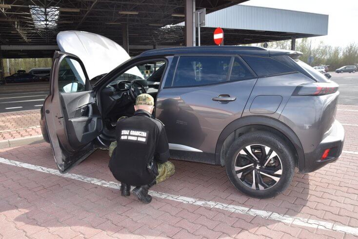 В Тересполе задержана гражданка Беларуси, выезжавшая из Польши на автомобиле с перебитым идентификационным кодом