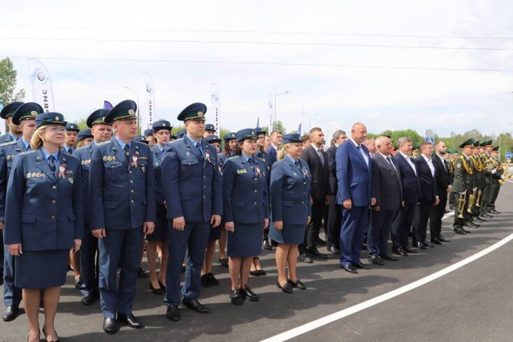 После реконструкции количество машиномест в зоне ожидания у пункта пропуска Брест увеличено в четыре раза