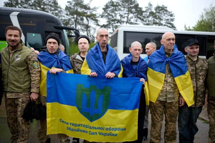 Украина и Россия в шестой раз с начала года обменялись военнопленными через Беларусь