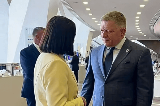 Ціханоўская сустрэлася з прэм'ерам Славакіі Фіца — абмяркоўвалі супрацоўніцтва і падтрымку Украіны