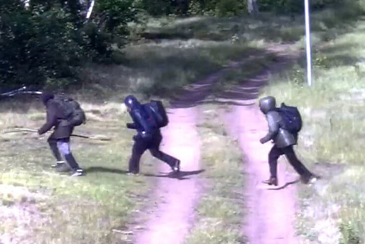 Обнаруженная 16 июня группа мигрантов попала в Литву из Беларуси через болото, где нет физического заграждения