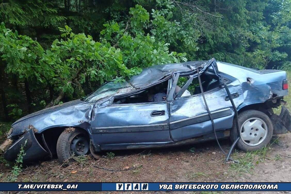 В автоаварии в Полоцком районе погиб 21-летний водитель