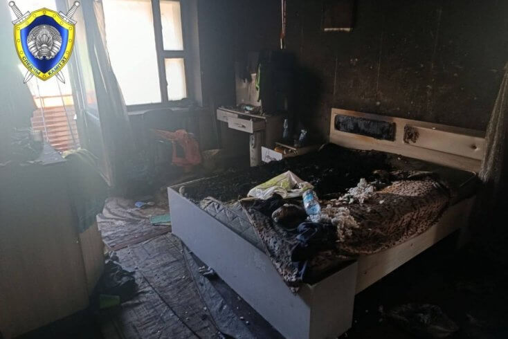 У Пружанскім раёне на пажары загінуў 5-гадовы хлопчык, які знаходзіўся дома адзін