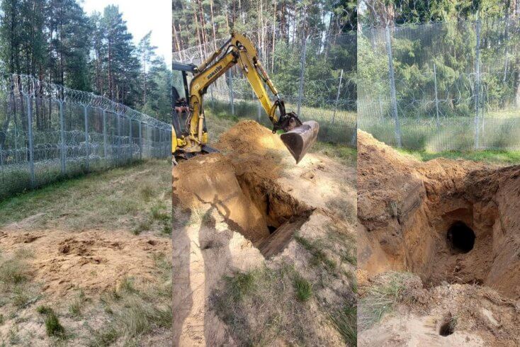 Литовские пограничники обнаружили третий за две недели подземный тоннель, ведущий с территории Беларуси