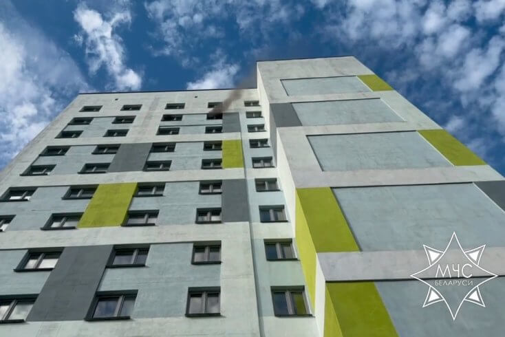 В Гродно горело общежитие, пострадавших нет