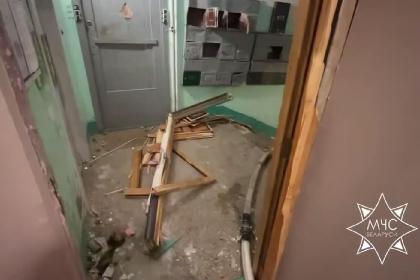 От взрыва газа на ул. Алтайской в Минске пострадало два человека и два автомобиля