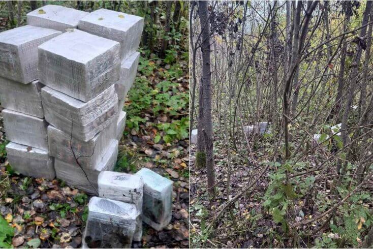 В Литве обнаружили переброшенные из Беларуси сигареты на 22 тыс. евро
