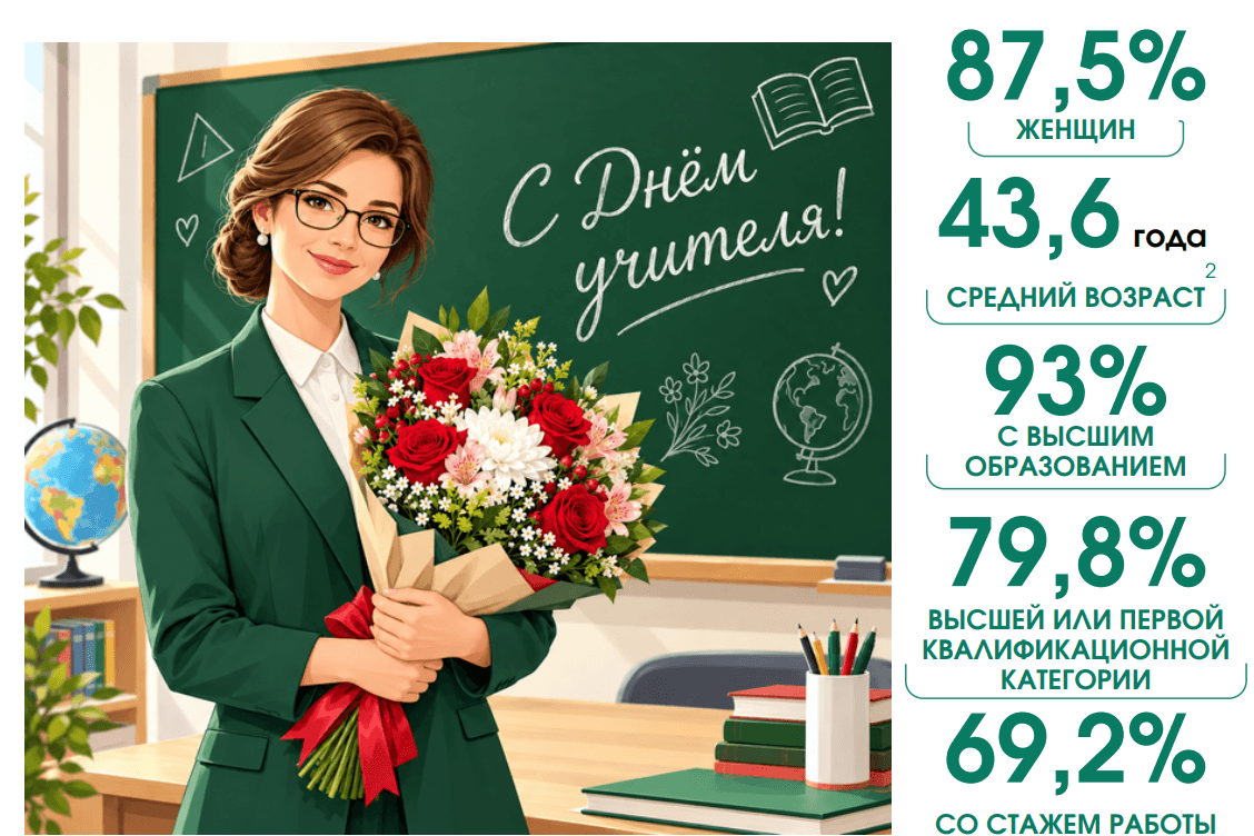 Колькасць настаўнікаў у Беларусі за пяць гадоў скарацілася на 13,3 тыс.